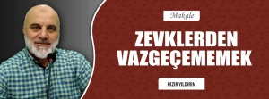 ZEVKLERDEN VAZGEÇEMEMEK